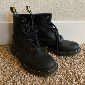 Decently worn Dr. Marten boots!